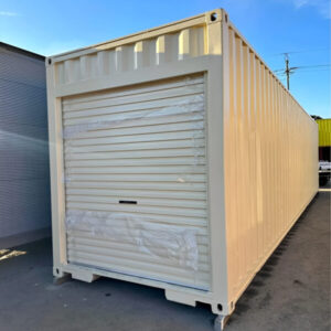 40ft x 8ft Shipping Container With Roll-Up Door