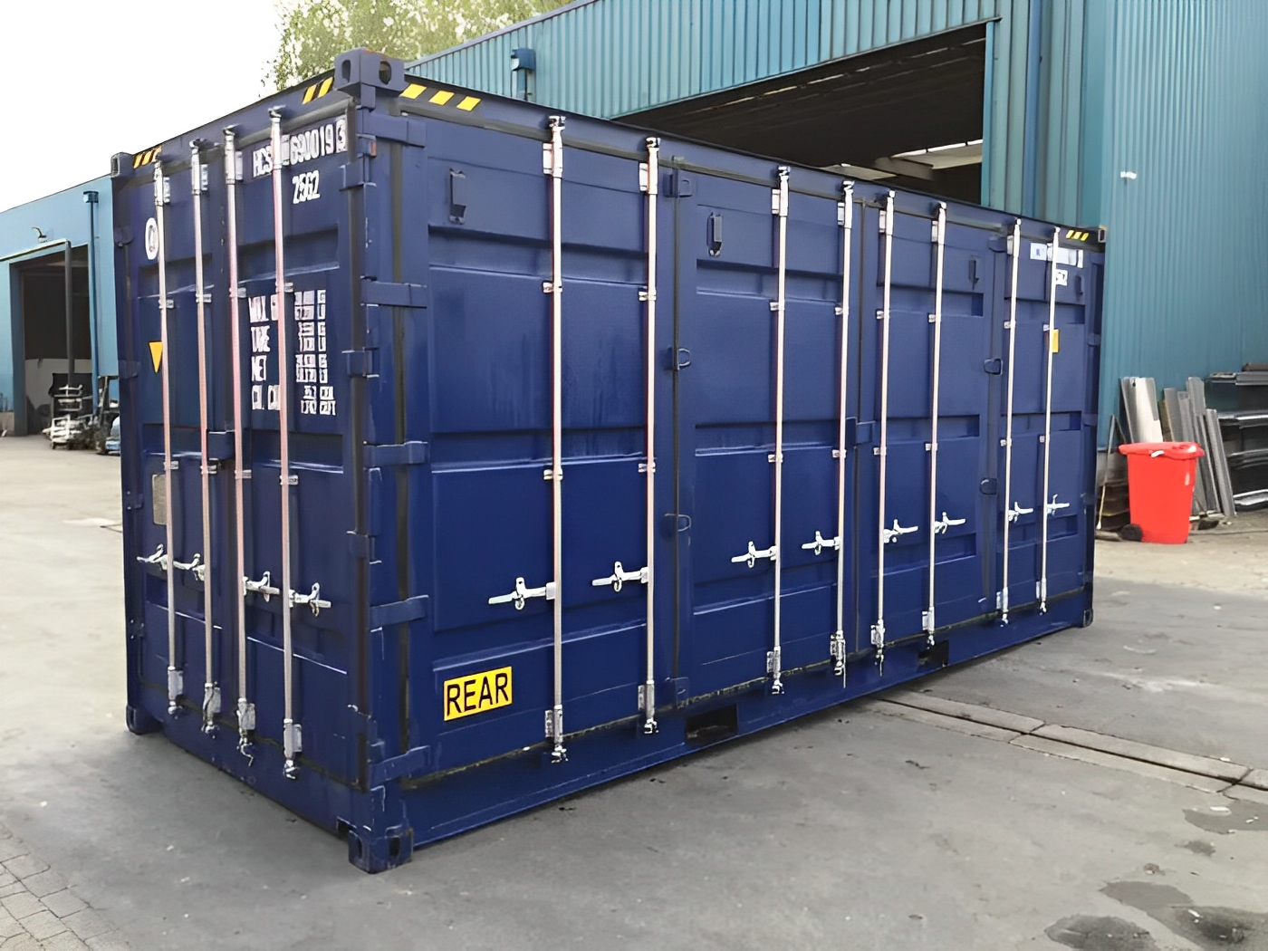 20ft Open Side High Cube Container (9’ 6” High)