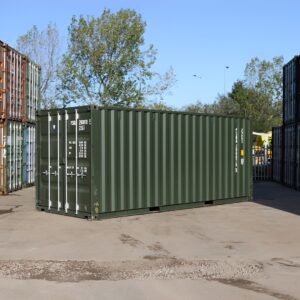 20ft Shipping Container (One Trip) Dark Green