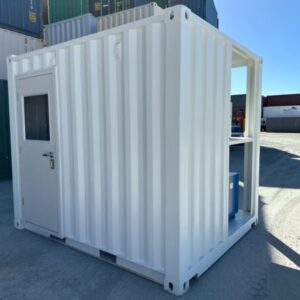 Modified 10ft Shipping Container Office with AC