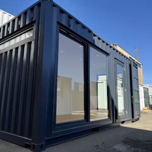 20ft x 8ft Custom Shipping Container Converted Office
