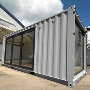 20ft x 8ft Custom Shipping Container Converted Office